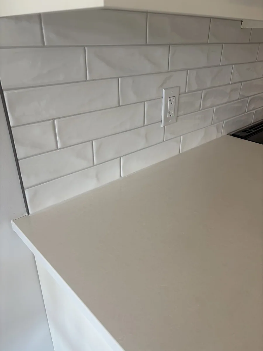 Kitchen backsplash detail